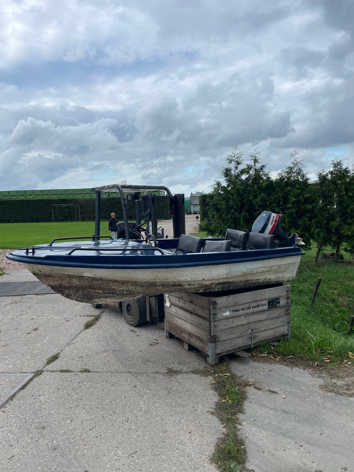 Speedboot met 15 pk Yamaha motor, 4 leren stoelen, nieuwe ve, Ophalen of Verzenden