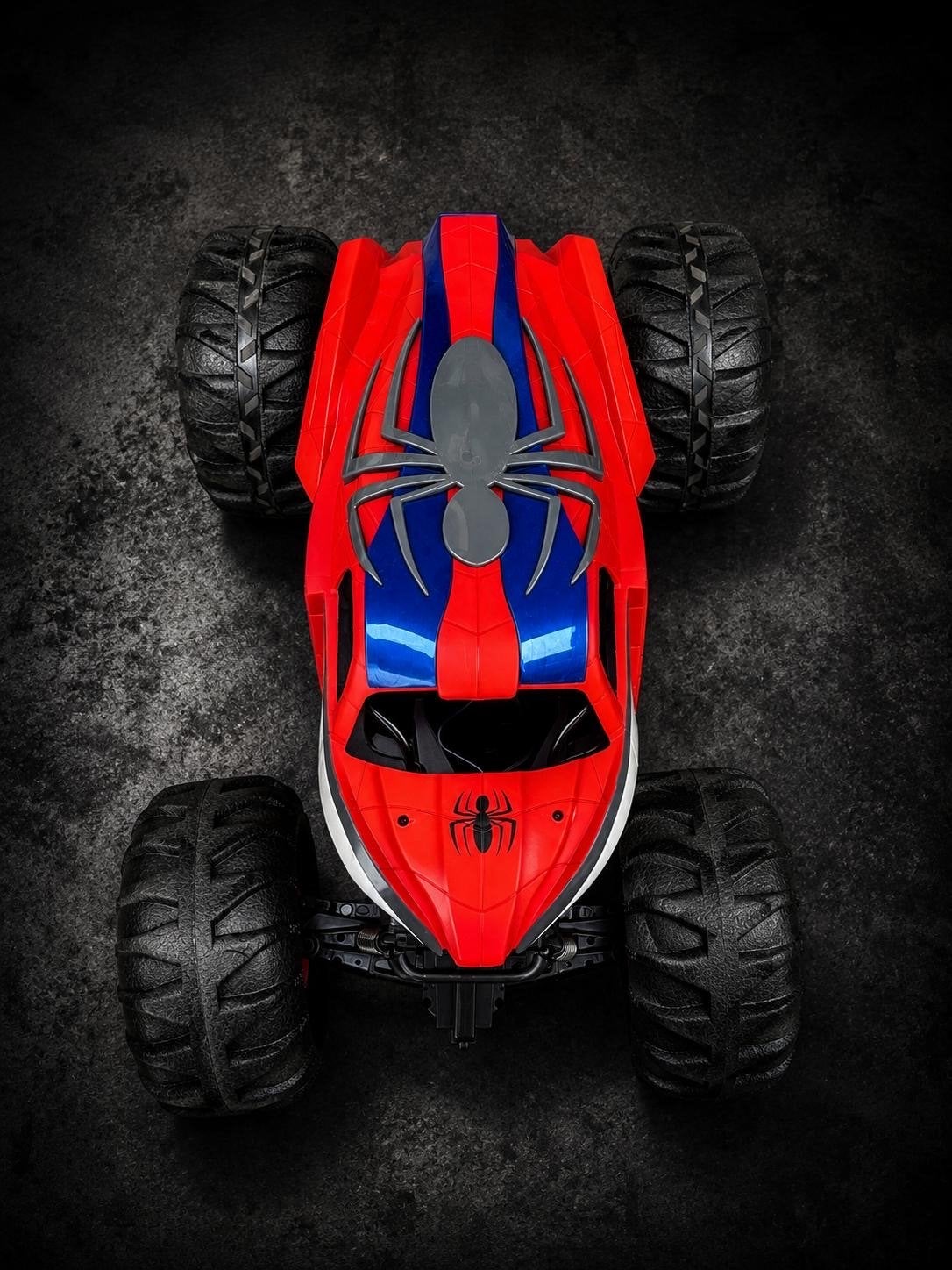 Spiderman Monster Jam RC Auto - Zo goed als nieuw, Elektro, Auto offroad, Ophalen of Verzenden, Zo goed als nieuw