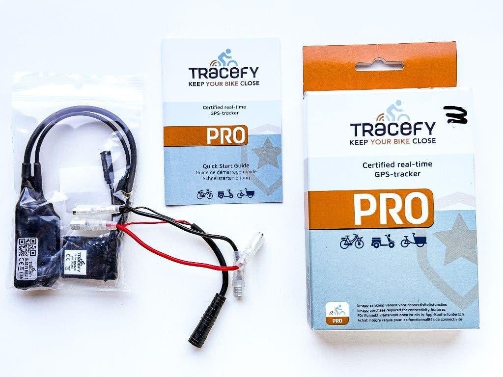 Tracefy PRO GPS Tracker – E-bike / Bakfiets – Nieuw, Nieuw