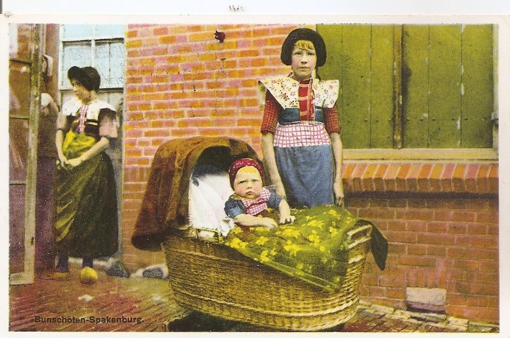 Bunschoten – Spakenburg, klederdracht, Ophalen of Verzenden, 1940 tot 1960, Gelopen, Utrecht