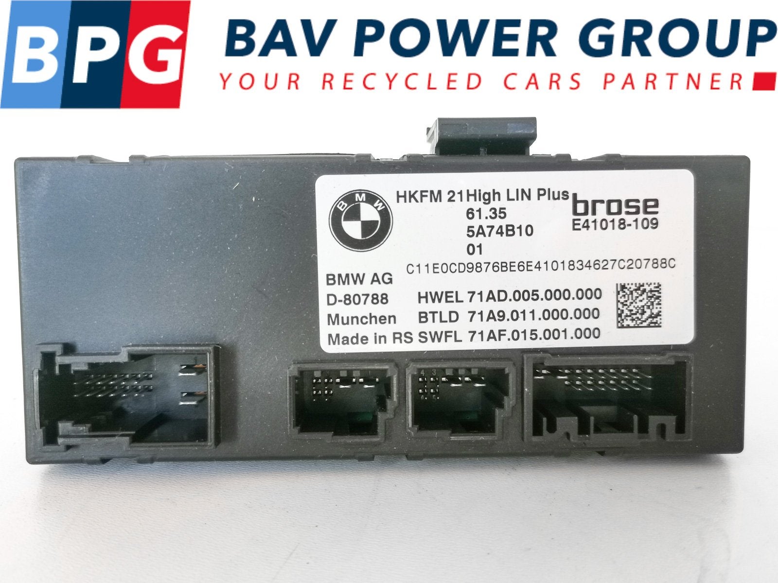 REGELEENHEID ACHTERKLEP BMW X5 (G05) (61355A19DB4), Auto-onderdelen, Gebruikt, BMW, Petuelring 130
80809  München, DE, Bayerische Motoren Werke AG