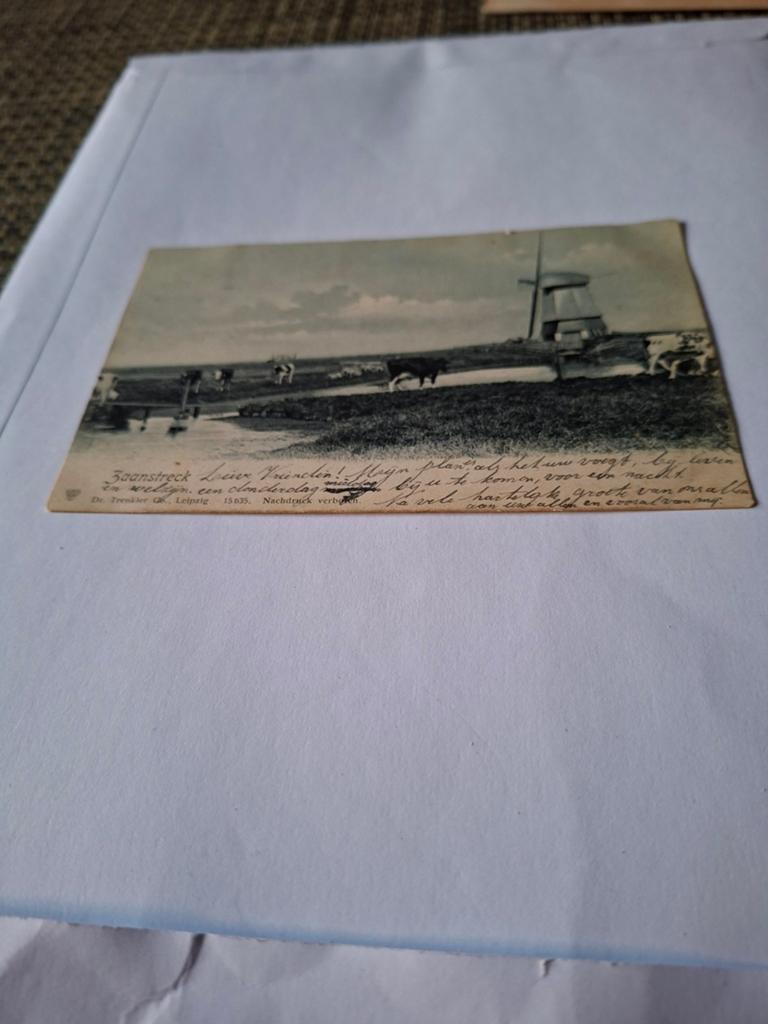Zaanstreek  molen, Ophalen of Verzenden, Voor 1920, Gelopen, Noord-Holland