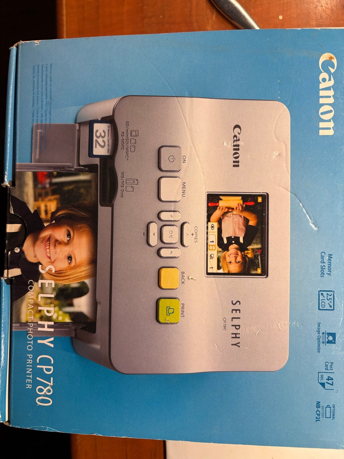 Canon Selphy CP780 Compacte Fotoprinter, Computers en Software, Printers, Gebruikt, Fotoprinter, Overige technieken, Kleur printen