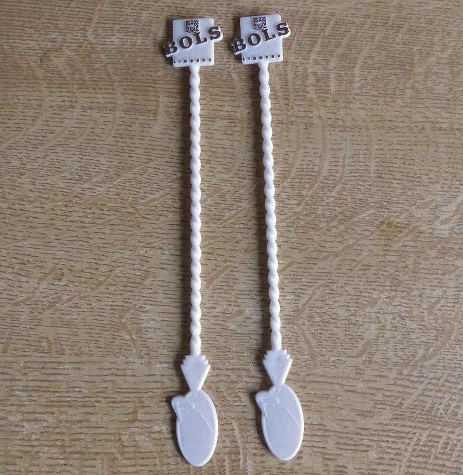 Roerstaafjes Bols liqueur stirrers wit Cassandre schip, Verzamelen, Ophalen of Verzenden, Gebruikt, Gebruiksvoorwerp