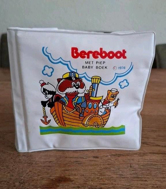 De Berenboot babyboek met piep - Vintage 1976, Ophalen of Verzenden, 0 tot 6 maanden