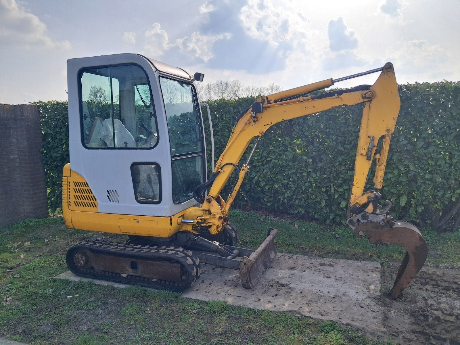 Minigraver Takeuchi TB016 / Minikraan / Graafmachine, Ophalen of Verzenden, Gebruikt