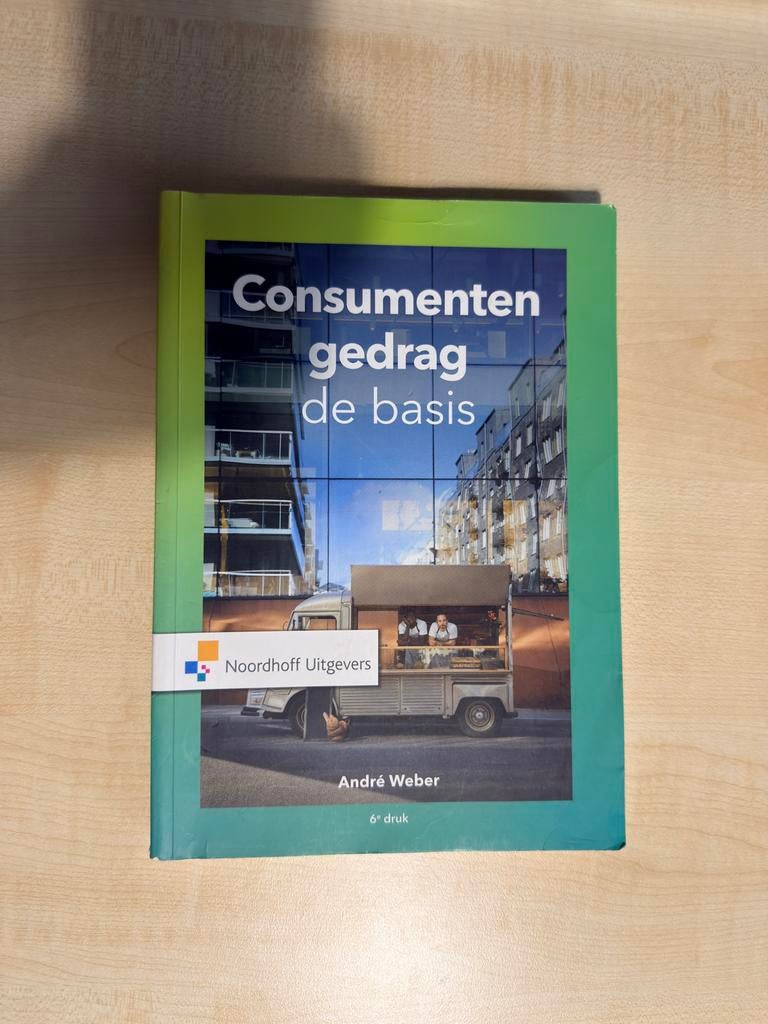 Consumentengedrag de basis - André Weber (6e druk), Boeken, Studieboeken en Cursussen, Zo goed als nieuw, HBO, Gamma, Ophalen of Verzenden