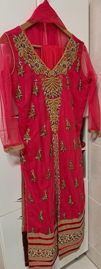 Bollywood Broekpak, Kleding | Dames, Gelegenheidskleding, Ophalen of Verzenden, Zo goed als nieuw, Maat 38/40 (M), Overige typen
