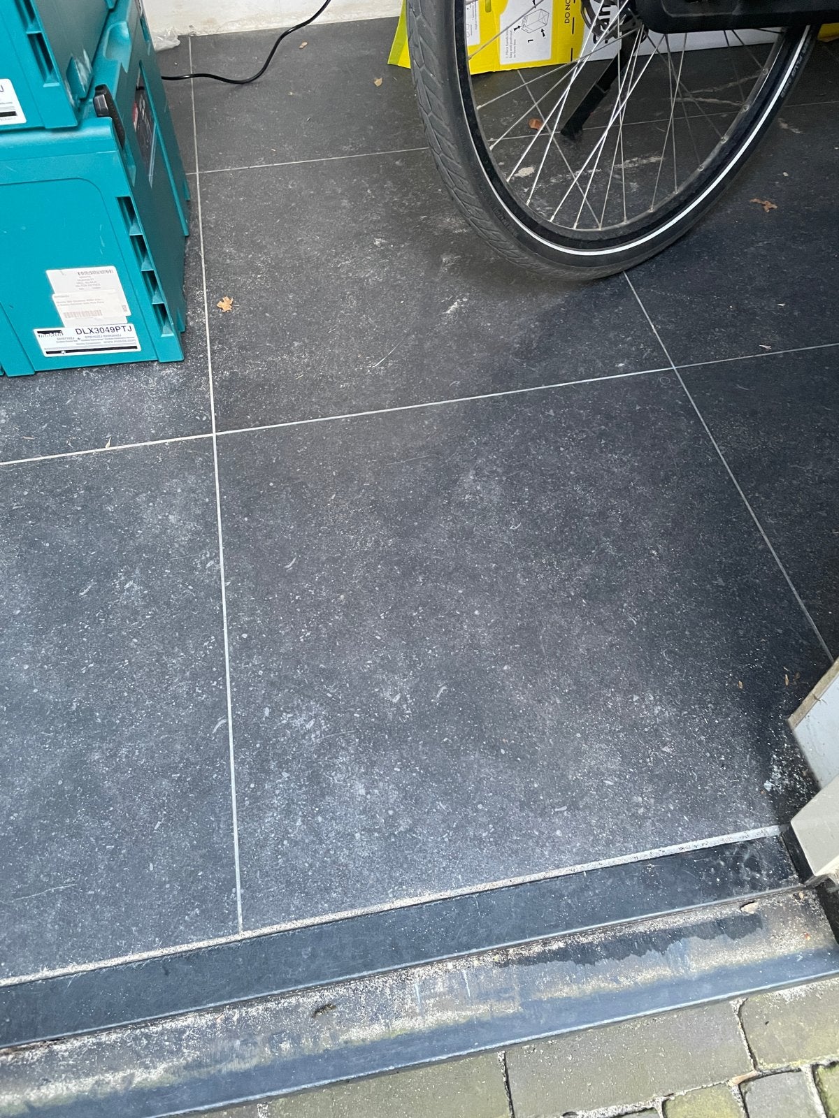 Nieuwe 60x60 cm Belgium Stone Black tegels, Ophalen, 60 cm of meer, Keramiek, Nieuw