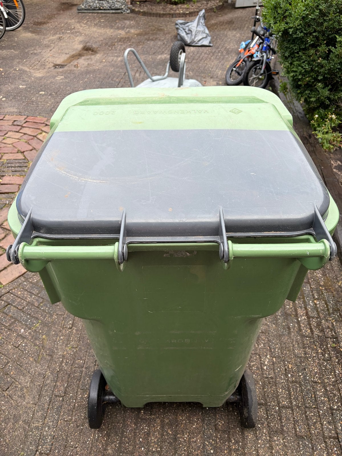 Groene Otto Kliko Afvalcontainer, Ophalen, Gebruikt, Groen, Kunststof