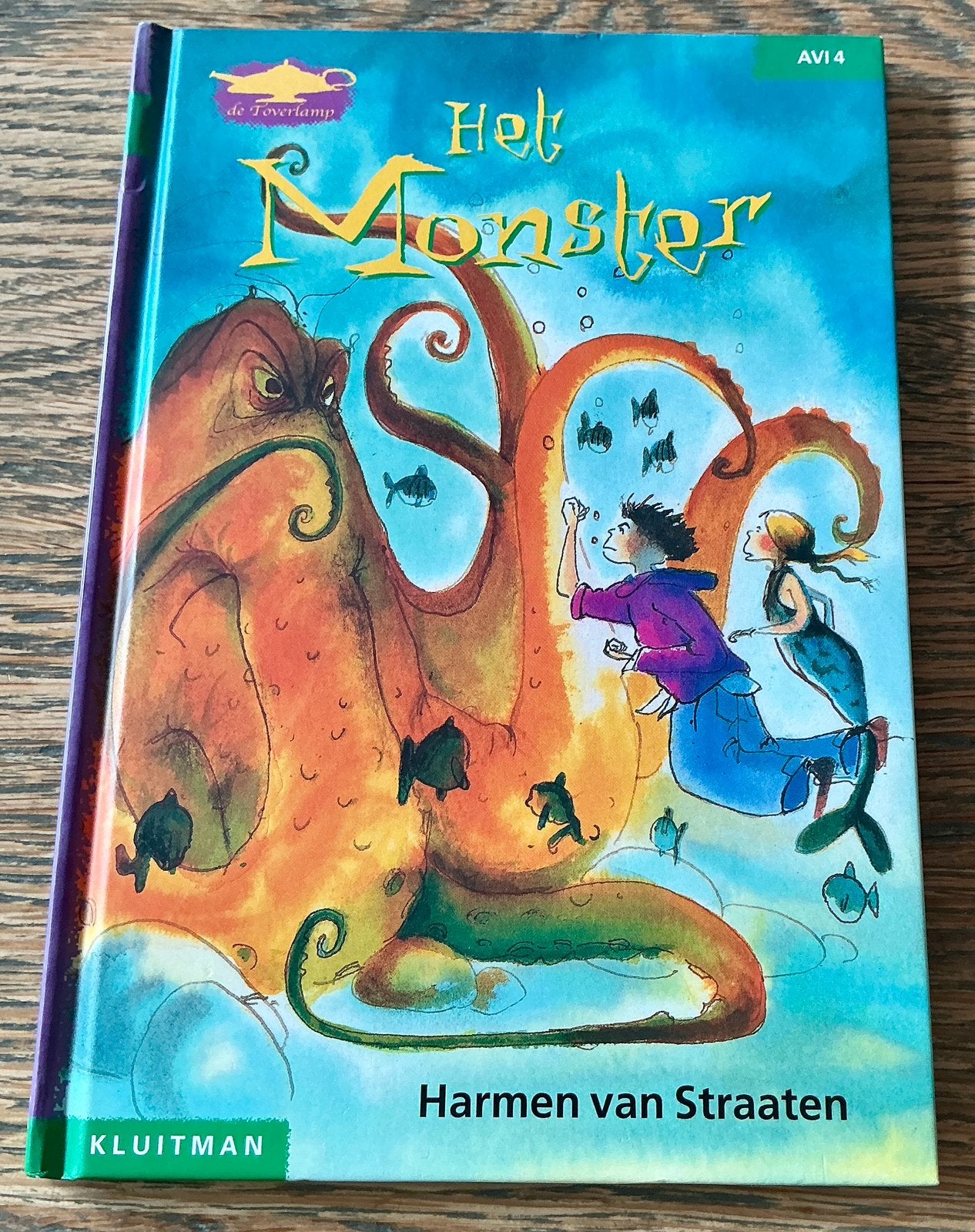 AVI-E4 Het monster Kluitman De Toverlamp serie, Ophalen of Verzenden, Zo goed als nieuw, Fictie algemeen