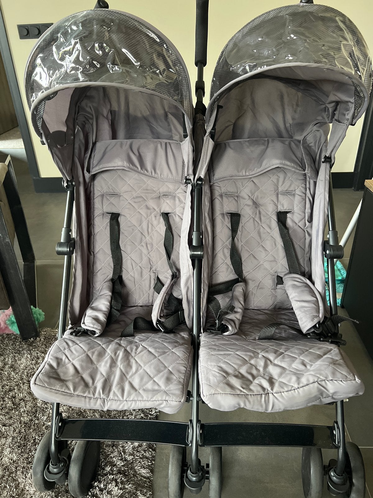 Duo Buggy - Netjes, rechter kap geknakt, Ophalen, Gebruikt, Overige merken, Duomodel