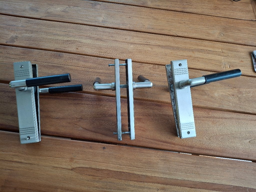 deurkrukken binnendeur, Ophalen of Verzenden, Gebruikt, IJzer, Klink of Kruk
