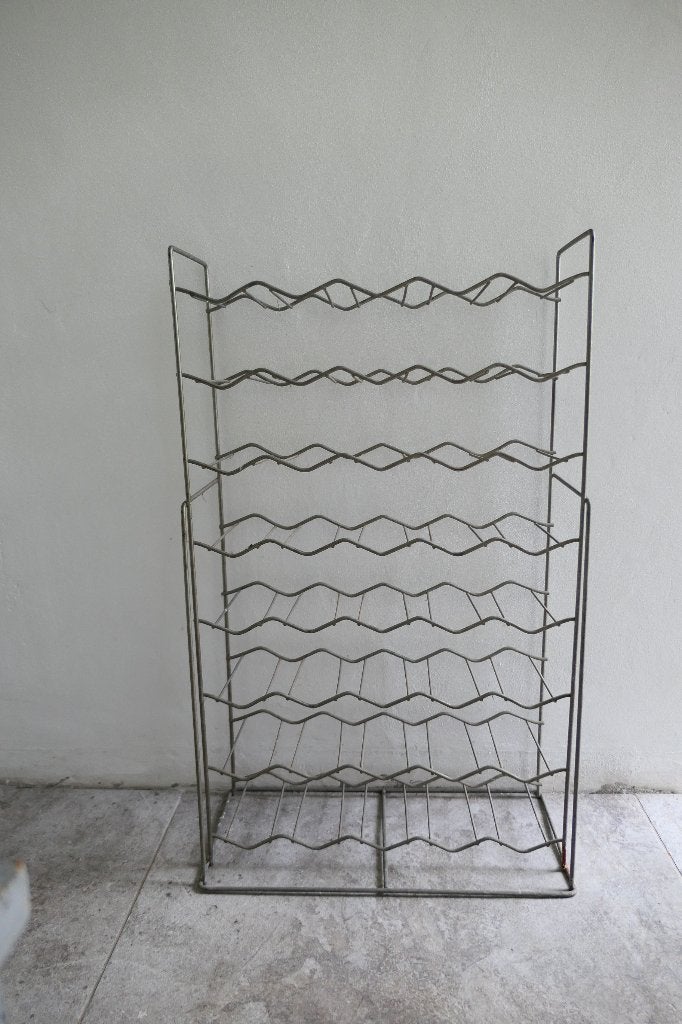 Vintage Tomado wijnrek voor 40 wijnflessen draadstaal, Huis en Inrichting, Woonaccessoires | Wijnrekken, Ophalen, Zo goed als nieuw