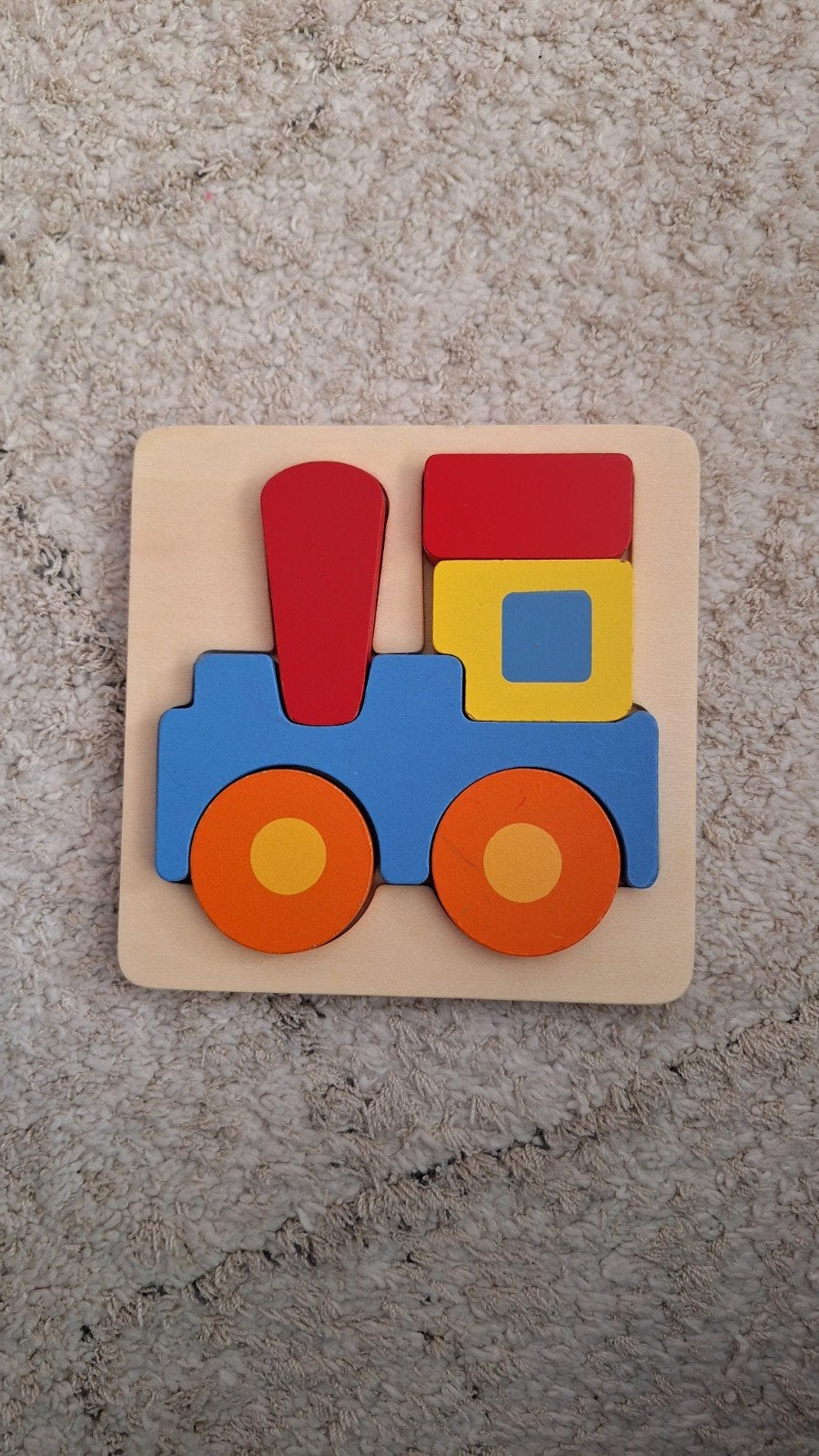 Houten trein puzzel voor kinderen - Playtive, Kinderen en Baby's, Speelgoed | Houten speelgoed, Ophalen of Verzenden, Zo goed als nieuw