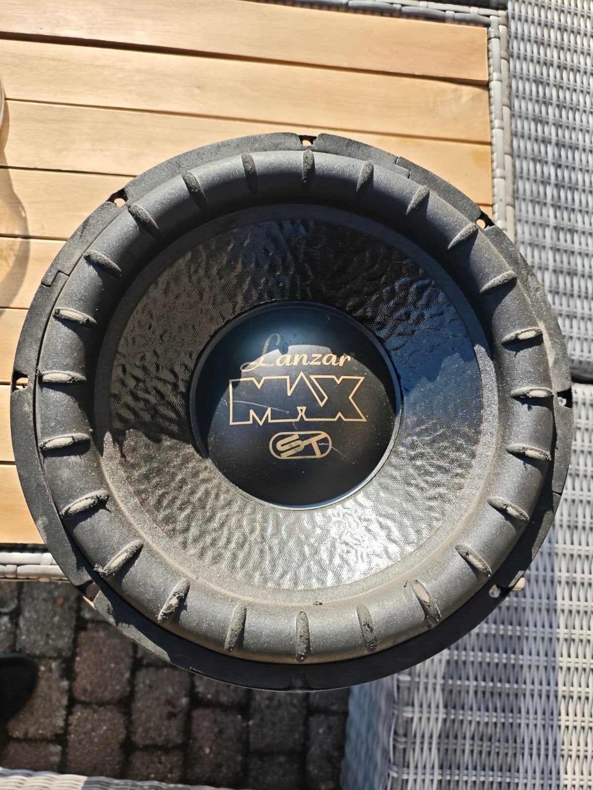 Lanzar ST MAX 12 inch High Output Driver 1000W Subwoofer, Gebruikt, Subwoofer, Ophalen of Verzenden, 150 watt of meer