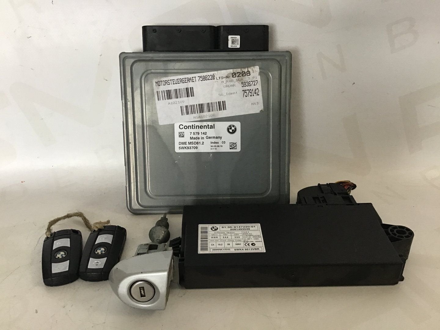 Computer motormanagement set N43B20A 170pk BMW E91 7579142, Gebruikt, -, -, Ophalen of Verzenden