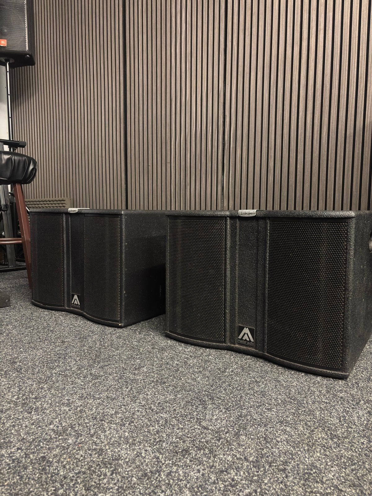 2x Amate Audio Joker Line 15” subwoofers, Ophalen of Verzenden, Zo goed als nieuw, Subwoofer, Overige merken
