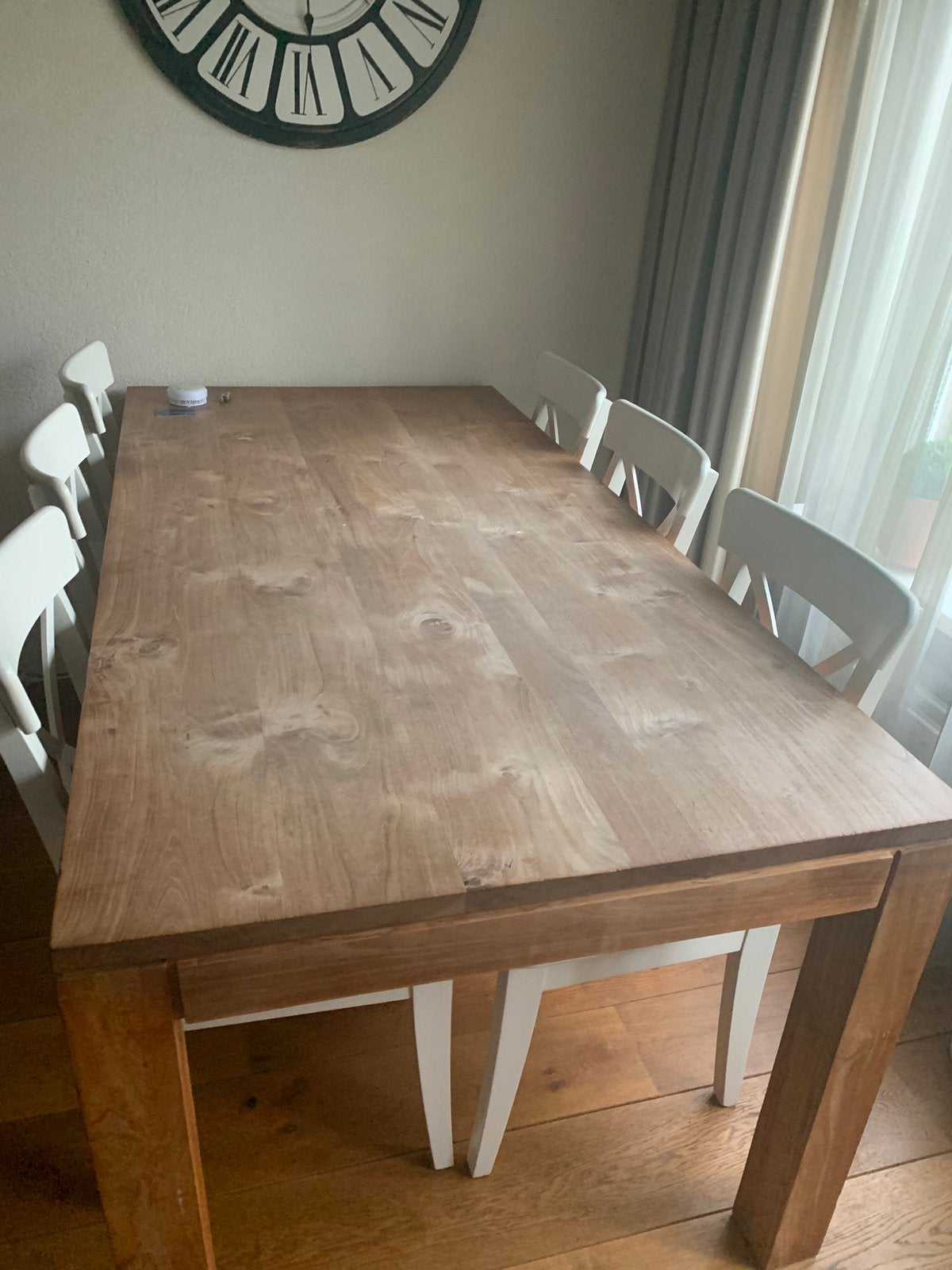 Teakhouten tafel, Ophalen, Gebruikt, 4 tot 6 stoelen