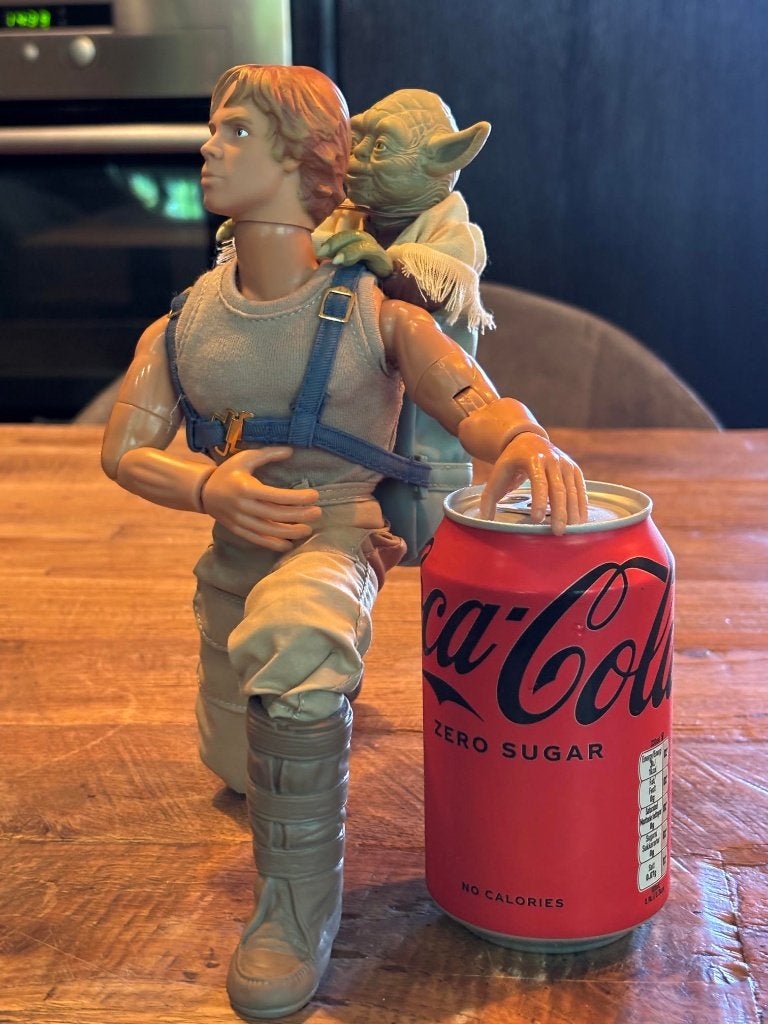 Star Wars Vintage pop Luke DagoBah planet met YODA!, Verzamelen, Star Wars, Ophalen of Verzenden, Actiefiguurtje