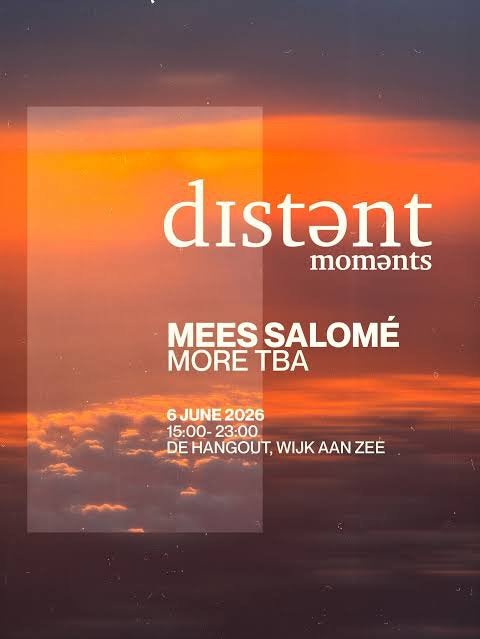 4 tickets - Mees Salome- Distant Moments - 6 juni, Tickets en Kaartjes, Drie personen of meer