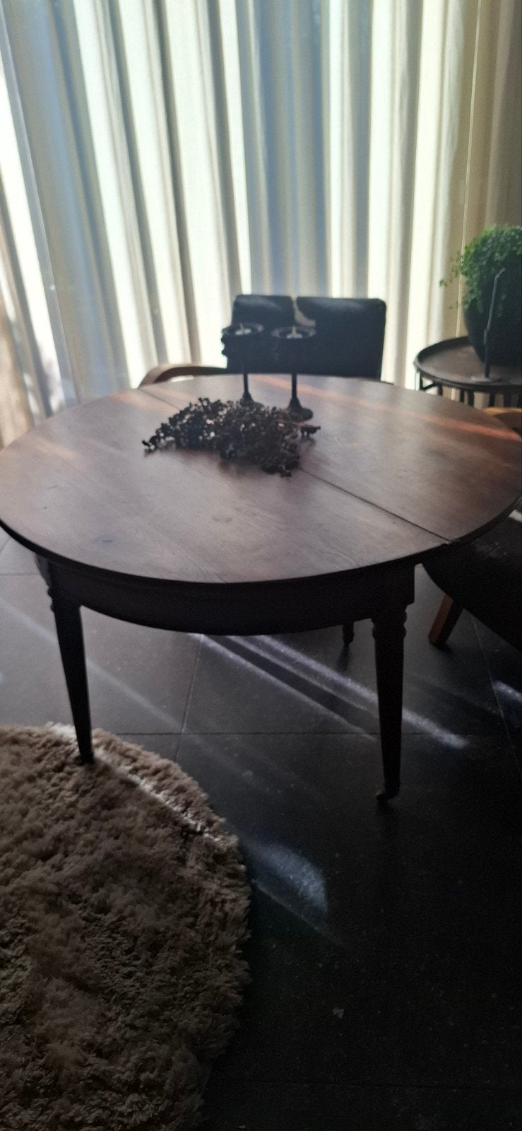 Prachtige oude houten tafel sidetable speeltafel, Antiek en Kunst, Ophalen