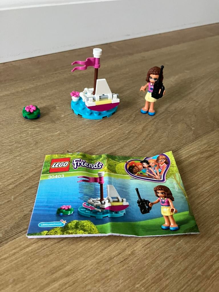 Lego friends bootje 30403, Lego, Friends, Ophalen of Verzenden, Zo goed als nieuw