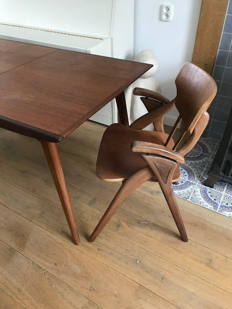 Unieke Arne Hovmand Olsen Mogens Kold stoel vintage teak, Huis en Inrichting, Bruin, Ophalen of Verzenden, Zo goed als nieuw, Nvt