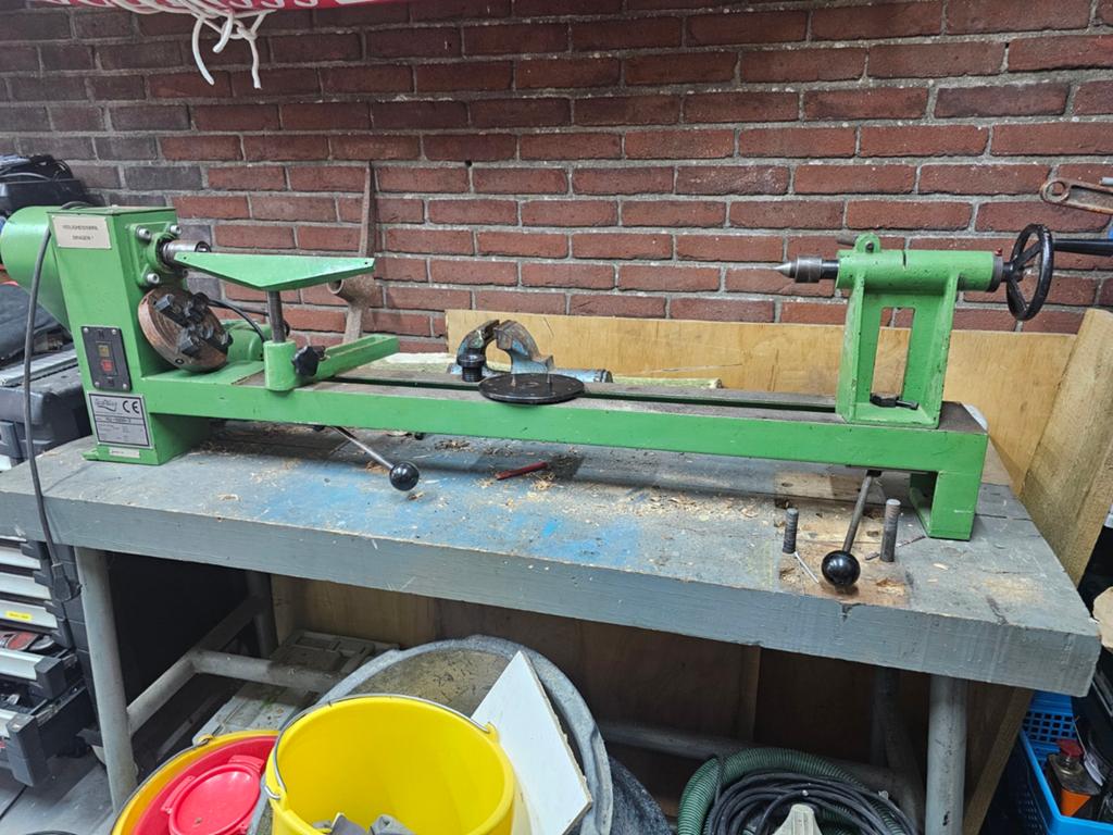 Huvema Houtdraaibank HU-1000-2 - Semi-professioneel, Doe-het-zelf en Verbouw, Draaibanken, Ophalen, Gebruikt, Houtdraaibank, 500 tot 1000 mm
