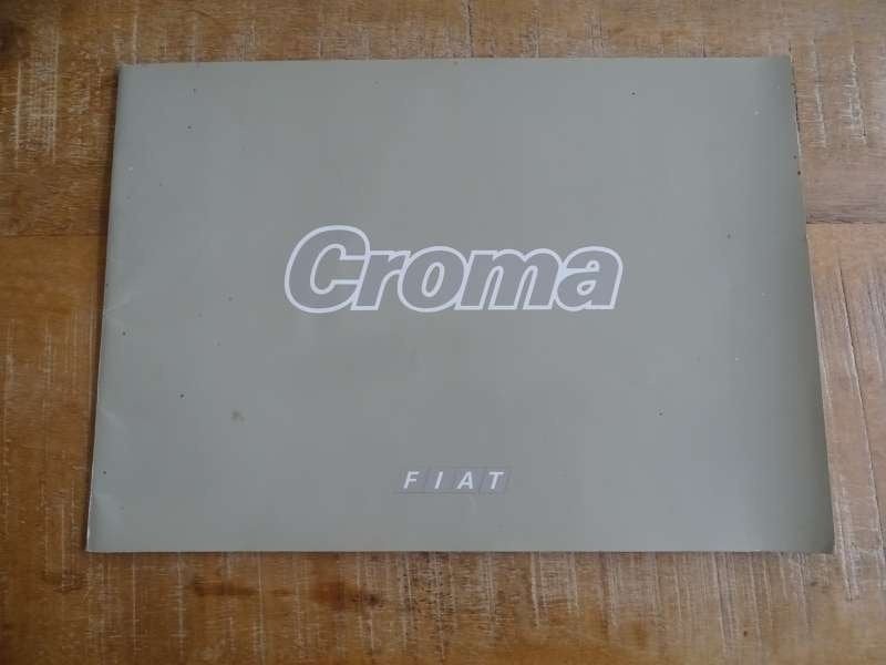 Fiat Croma - Folder Brochure - Nederlands - Druk 1986, Verzenden, Gelezen, Overige merken