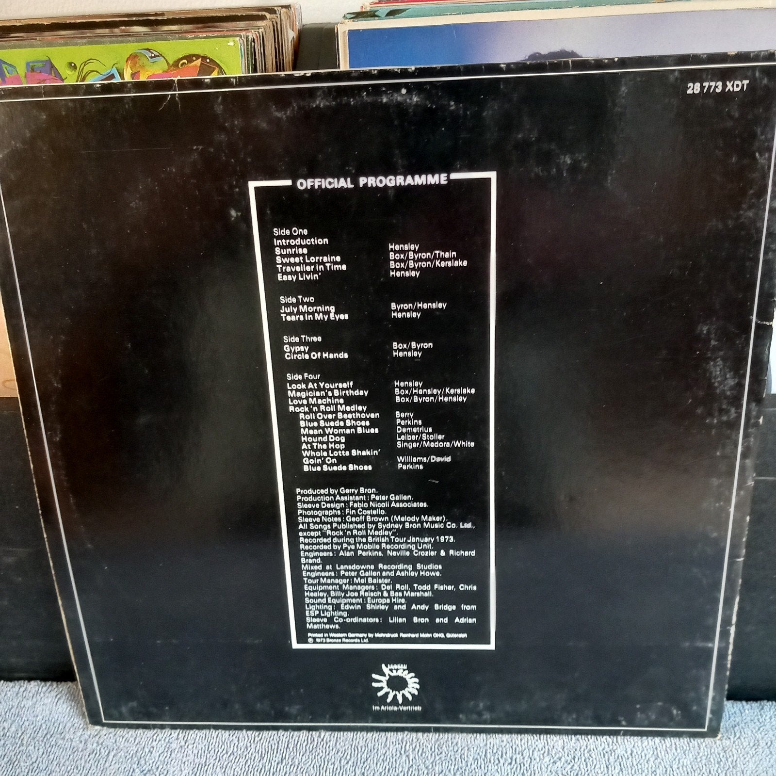 lp uriah heep live 2lp, Ophalen of Verzenden, Gebruikt, 12 inch