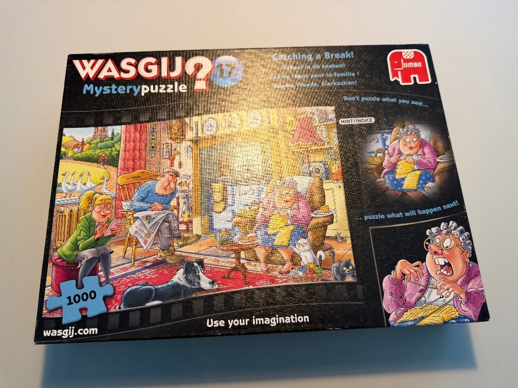 Wasgij puzzel mystery #17, GRATIS, mist 1 stukje, Ophalen, 500 t/m 1500 stukjes, Gebruikt, Legpuzzel