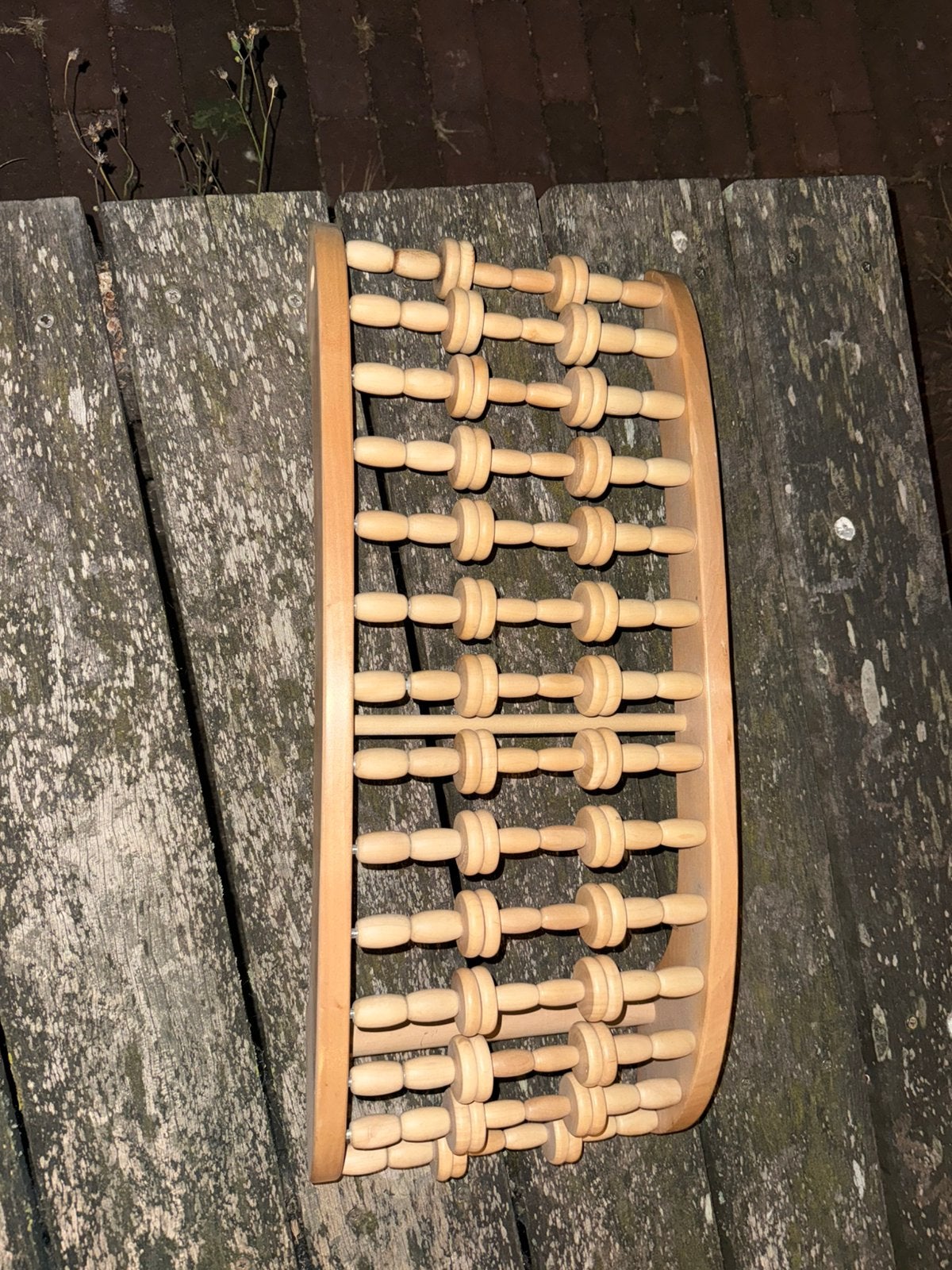 Houten Massage voeten, Ophalen of Verzenden, Zo goed als nieuw, Rechthoekig, Hout