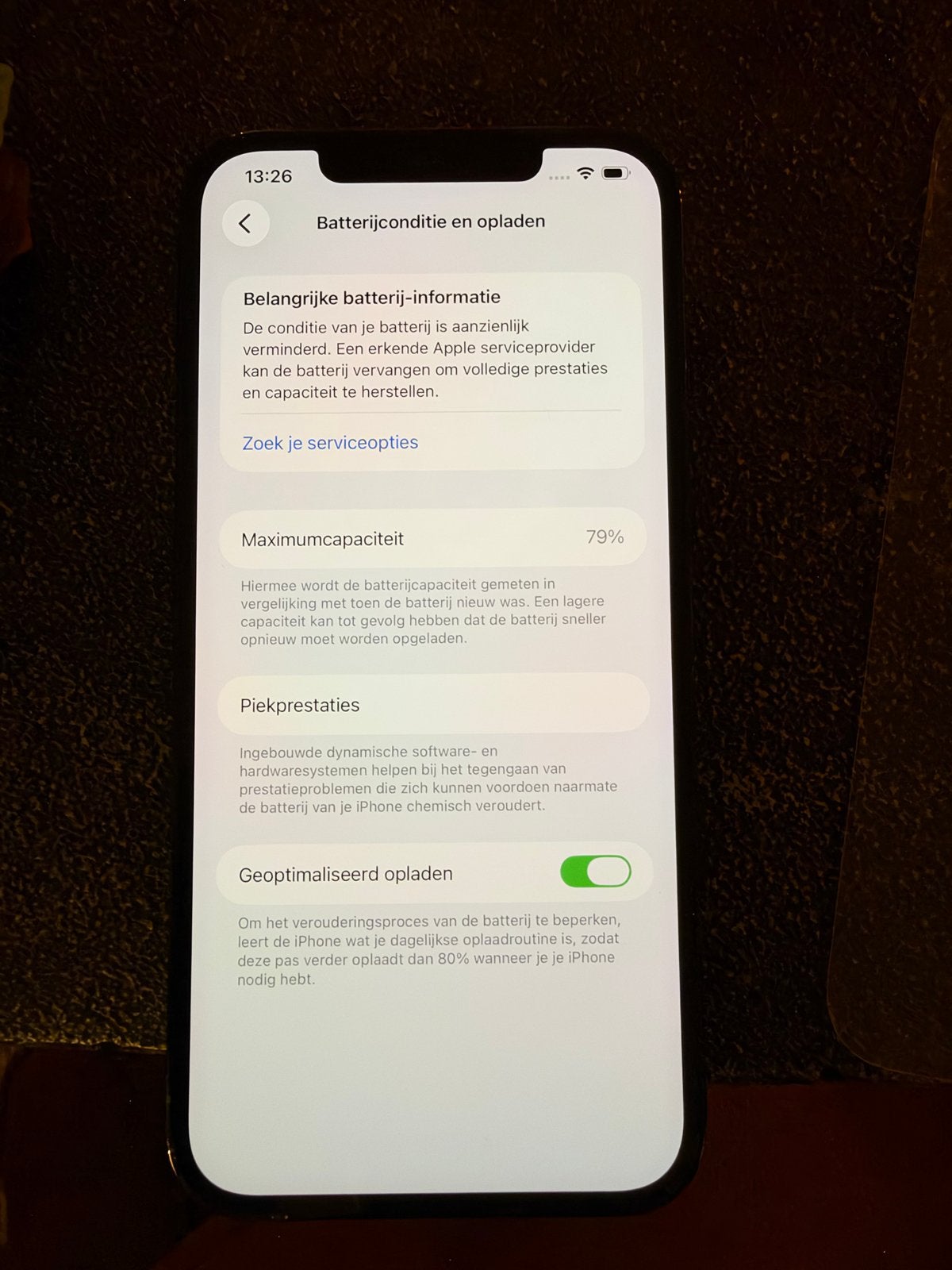 Foto 4 van iPhone 12 Pro Max 128GB - Pacific Blue (79% batterij)