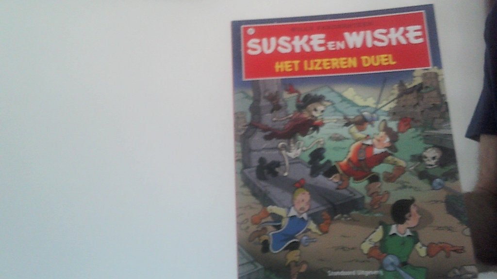 suske en wiske nr 321 het ijzeren duel eerste druk 2013, Eén stripboek, Ophalen of Verzenden, Zo goed als nieuw