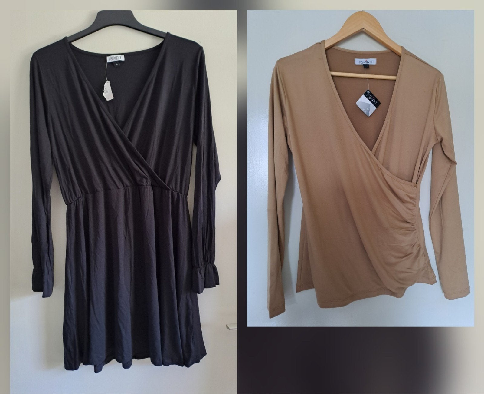 True Spirit Jurk en Top Maat L- NIEUW set voor €10, Kleding | Dames, Beige, Maat 42/44 (L), Nieuw, Ophalen of Verzenden