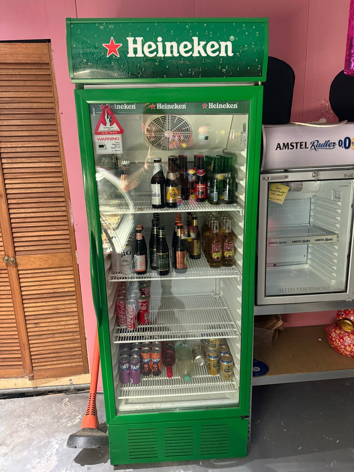 Heineken Koelkast / Koeling - Perfect voor Horeca of Thuis, Ophalen of Verzenden, Gebruikt