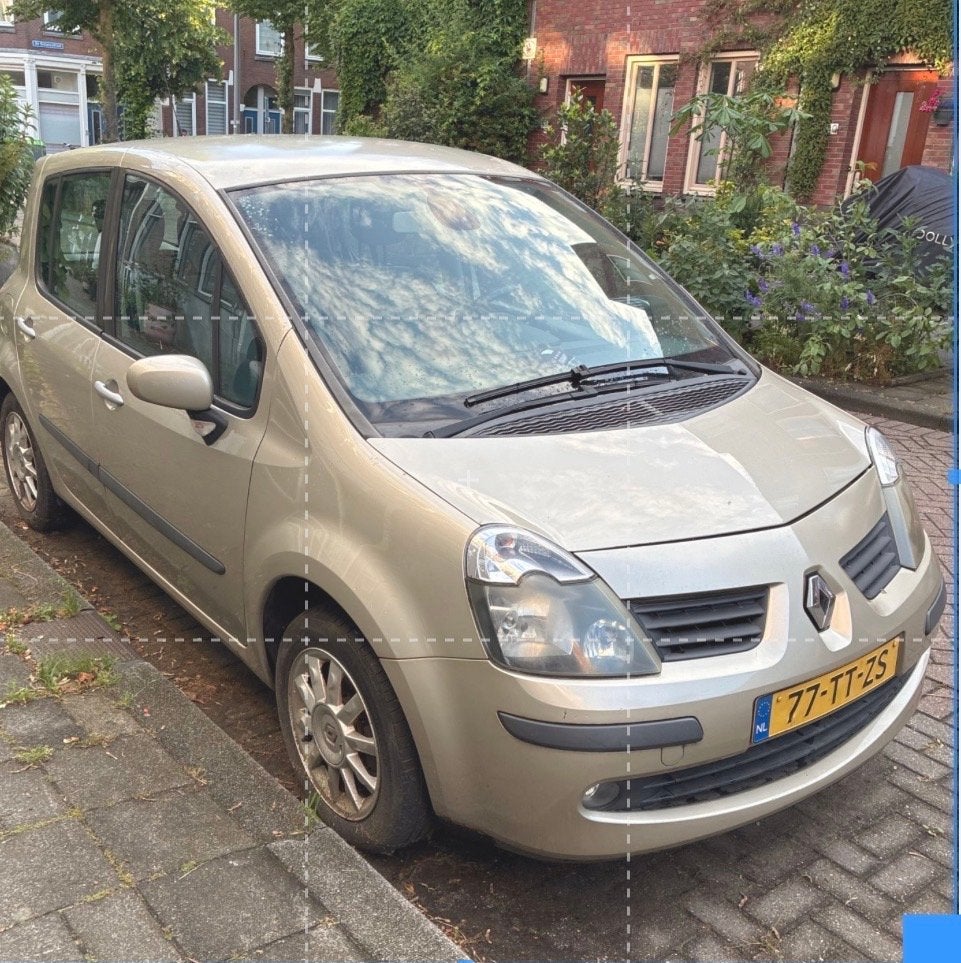 Renault Modus 1.6 16V E4 2007 Beige- nieuw APK, Auto's, Renault, Particulier, Modus, Benzine, D, MPV, Handgeschakeld, Origineel Nederlands