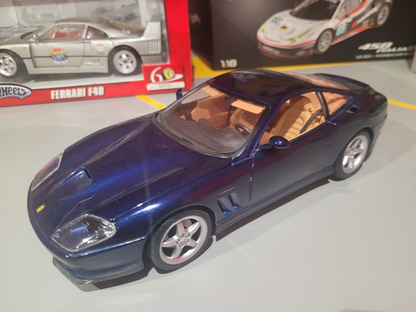 3x ferrari 550 maranello, Ophalen of Verzenden, Zo goed als nieuw, Bburago