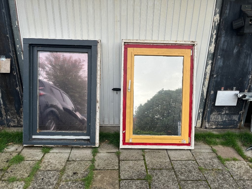 Draai kiep kozijnen, Gebruikt, Raamkozijn, Inclusief glas, 75 tot 150 cm