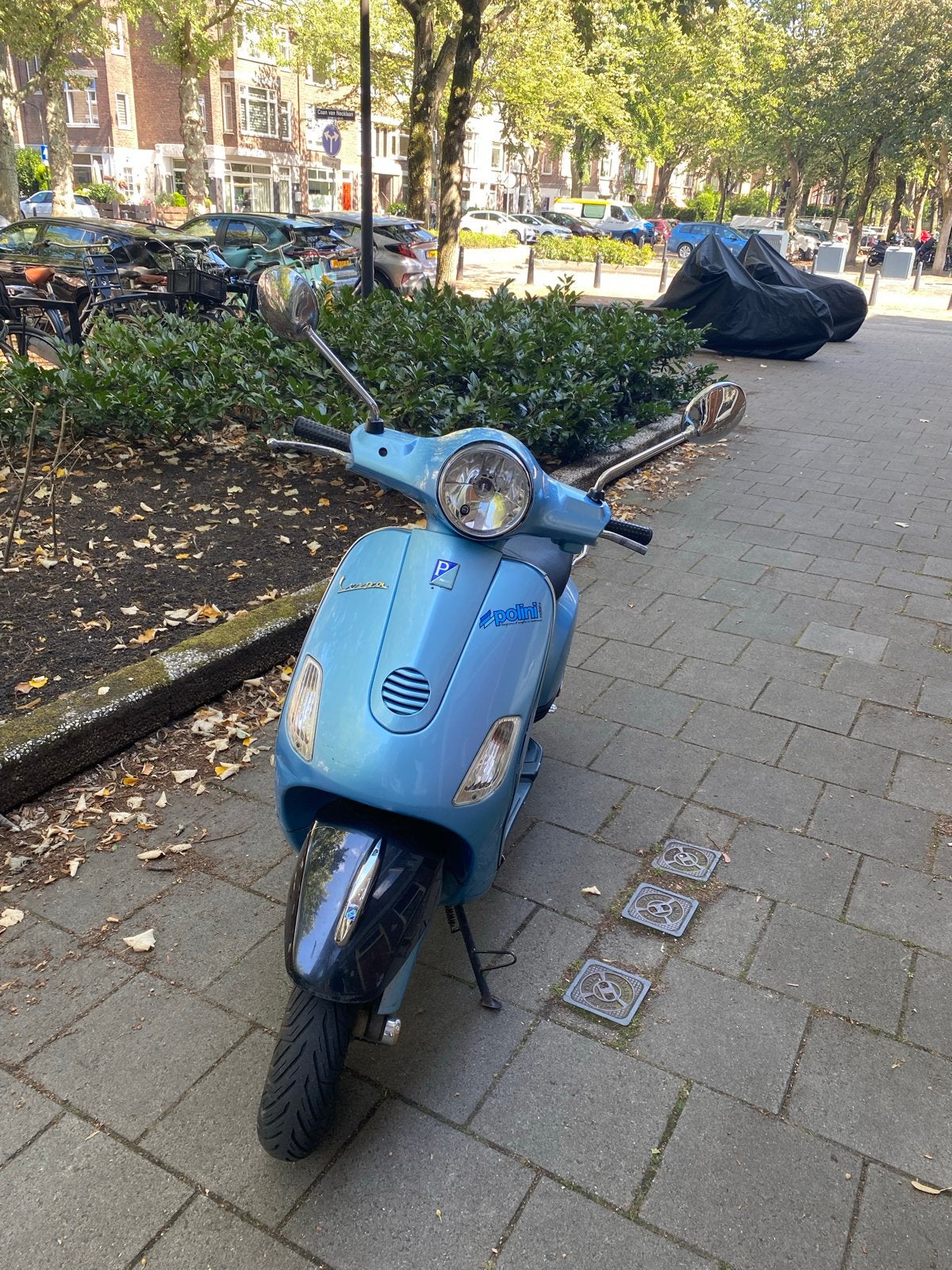 Vespa LX 50 2-takt - Blauw - Gebruikt - liefst ruilen, Ophalen, Gebruikt, Maximaal 45 km/u, Overige modellen