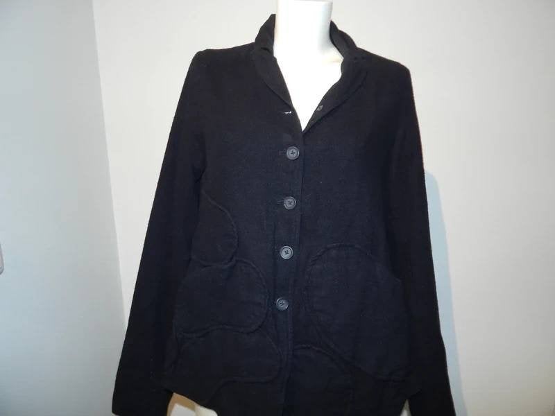 Rundholz Blacklabel aparte jas sier stiksel bewerking M, Kleding | Dames, Maat 38/40 (M), Verzenden, Zwart, Rundholz