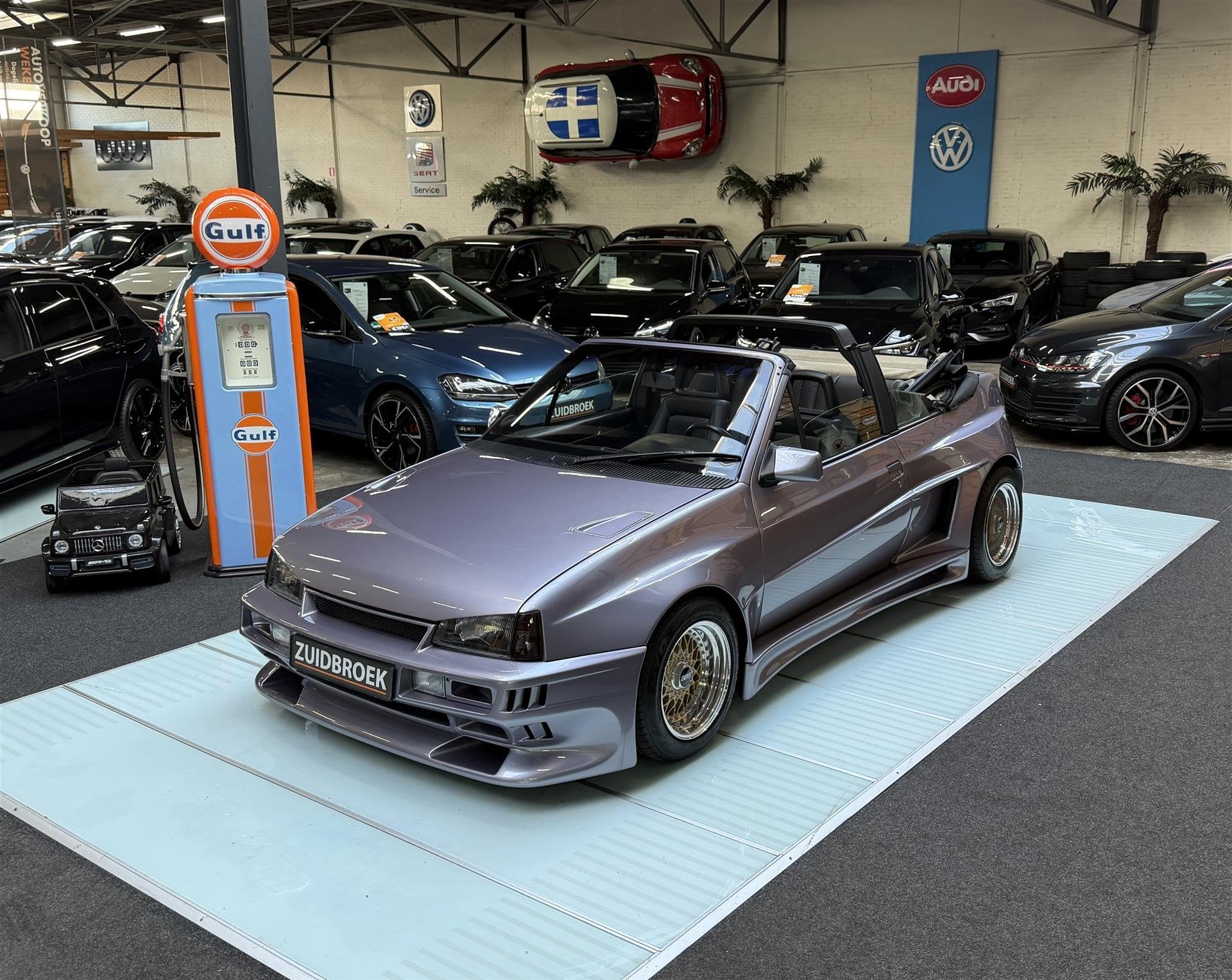 Opel Kadett E Cabrio GTO | Rieger | BBS | Leer | Uniek, Auto's, Elektrische ramen, Leder, Bedrijf, Hatchback