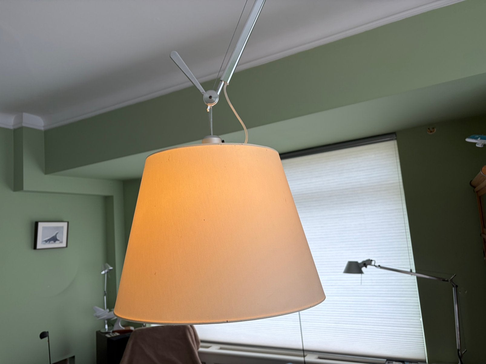 Artemide Tolomeo Sospensione Decentrata hanglamp 42, Huis en Inrichting, Gebruikt, Artemide, Nvt tweedehands, Nvt tweedehands