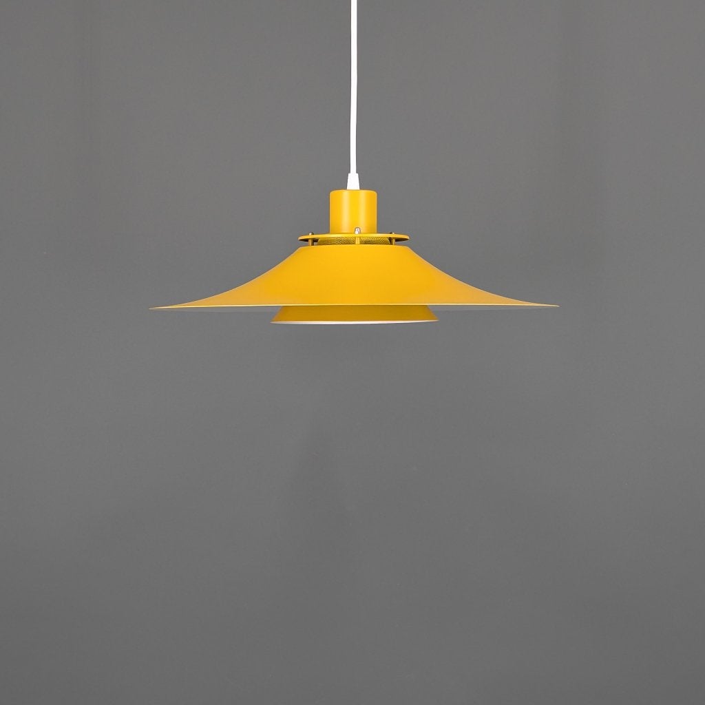 Designlight Bolero Scandinavische lamp – mosterdgeel, Scandinavisch, Zo goed als nieuw, Metaal, E27 (groot)