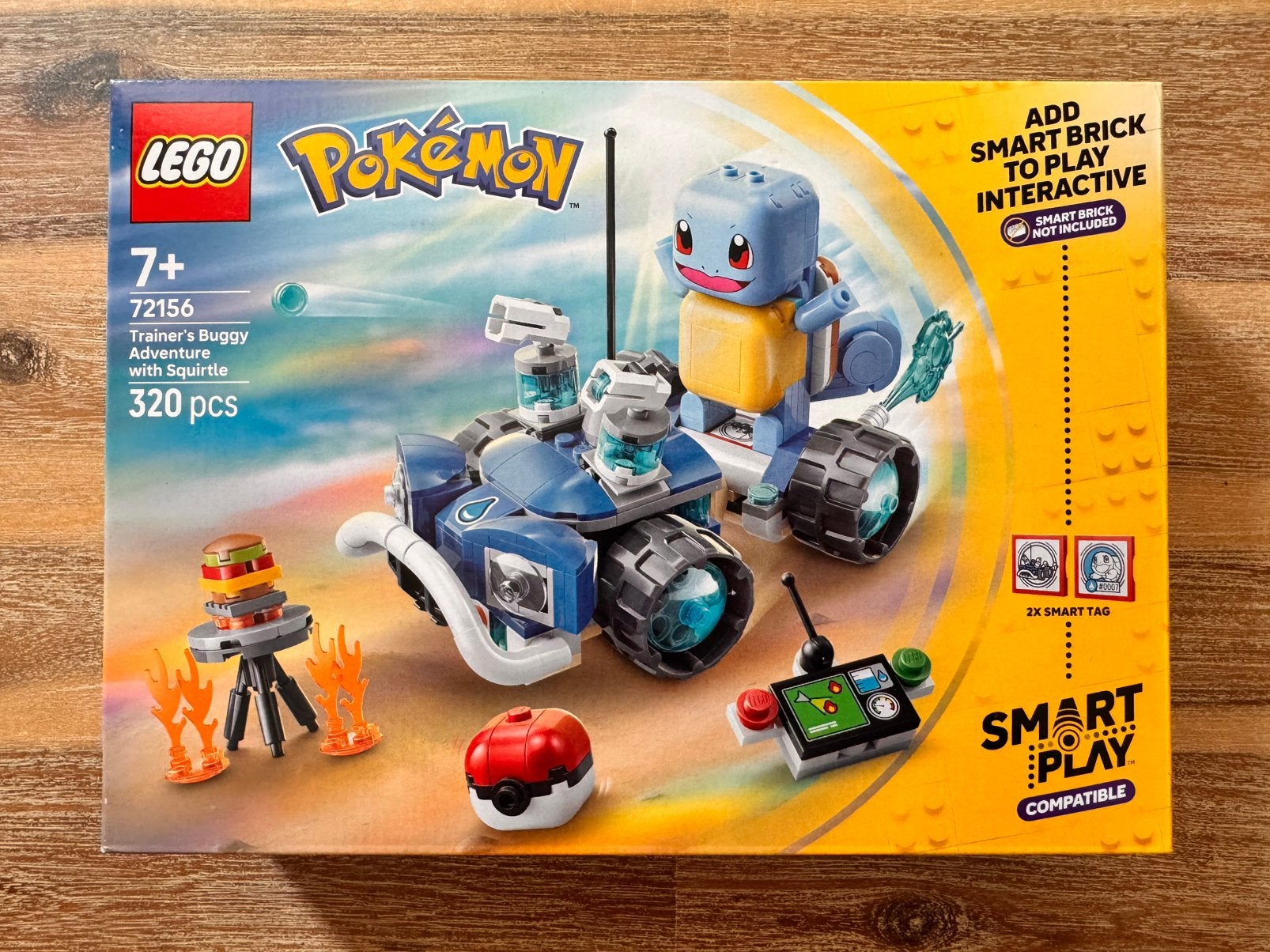 LEGO Pokémon 72156 SMART Play Trainer's Buggy met Squirtle, Overige thema's, Lego, Nieuw, Ophalen of Verzenden