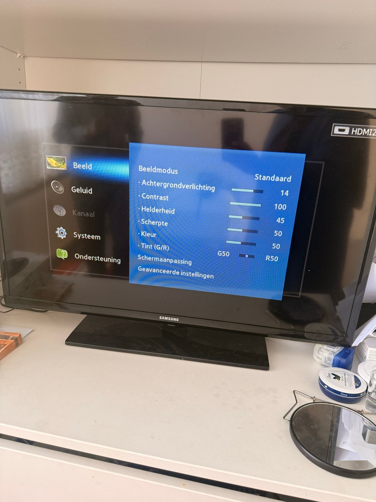 TV (geen smart) Samsung 32 inch HD LED TV, Audio, Tv en Foto, Ophalen, 50 Hz, HD Ready (720p), 80 tot 100 cm