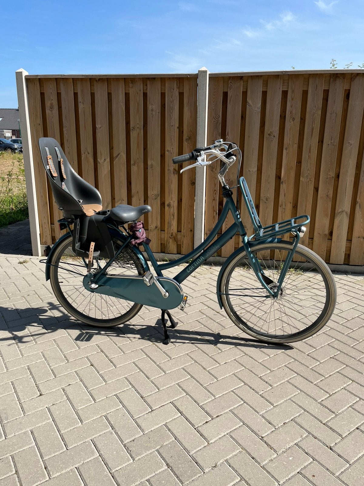 Z.g.a.n Cortina 28 inch moederfiets, 2 zitjes, Versnellingen, 56 cm of meer, Zo goed als nieuw