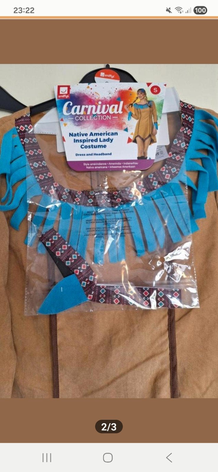 Native American Indianen Kostuum - Maat S, Kinderen en Baby's, Carnavalskleding en Verkleedspullen, Ophalen of Verzenden