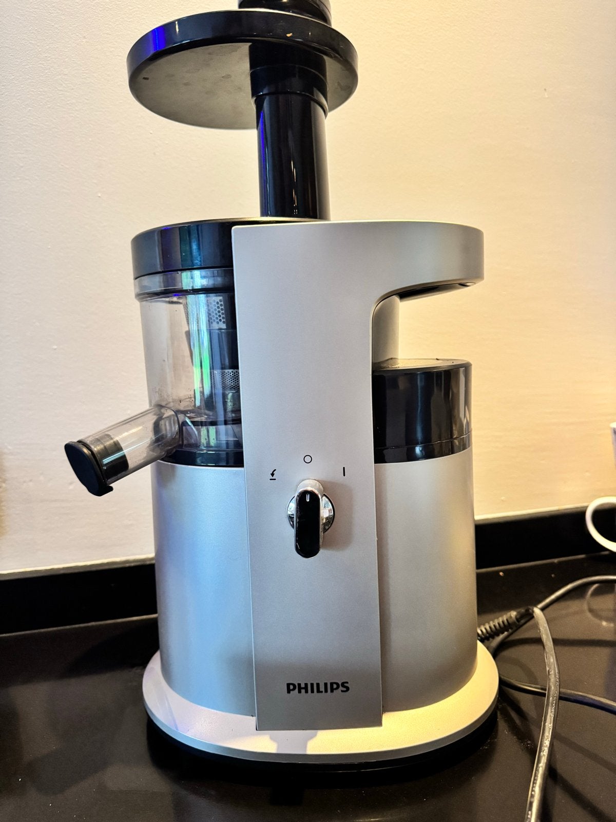 Philips Slowjuicer - Vers sap in een handomdraai, Ophalen of Verzenden, Gebruikt, Elektrisch, Slowjuicer